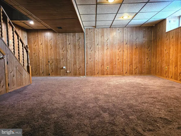 a view of room with stairs