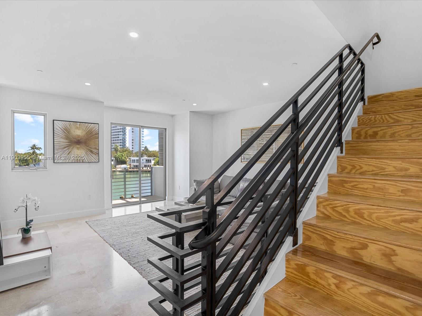155 North Shore Drive, Unit 1553 Miami Beach, FL 33141 - Photo 16 of 48 a view of entryway and hall with wooden floor