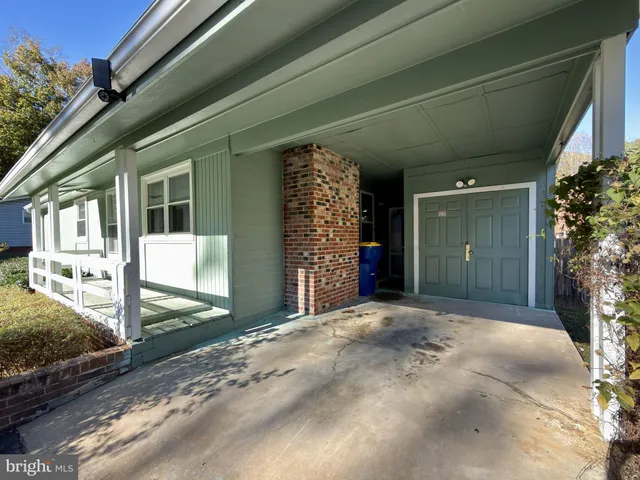 a view of a house with a porch