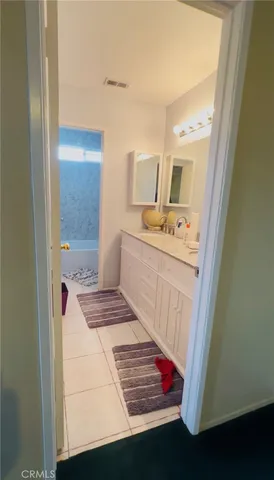 a view of an front door