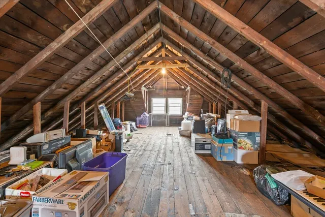a view of gym with wooden floor