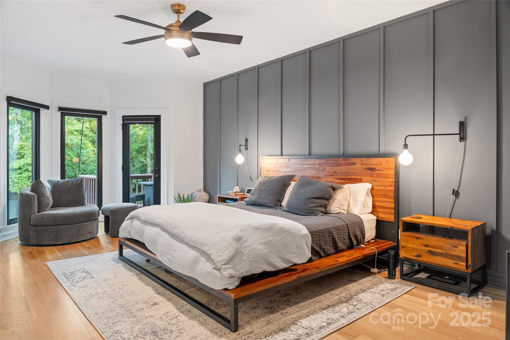 5123 Randolph Road Charlotte, NC 28211 - Photo 9 of 30 a bedroom with a bed and a couch