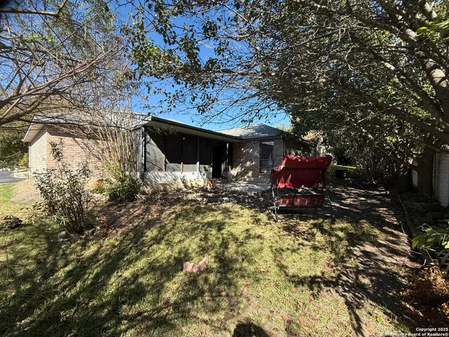 a view of outdoor space with trees