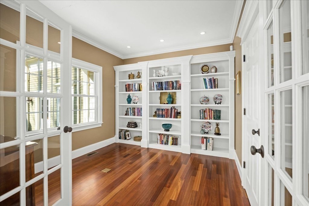 9 Laurel Ridge Lane Shrewsbury, MA 01545 - Photo 17 of 41 a view of wooden floor and windows in a room