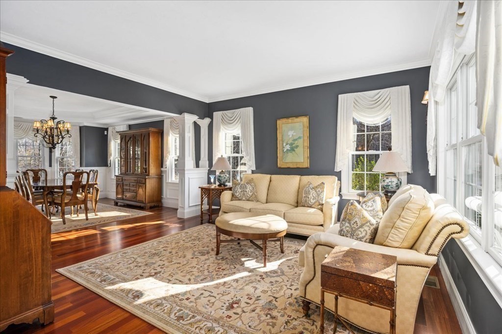 9 Laurel Ridge Lane Shrewsbury, MA 01545 - Photo 10 of 41 a living room with furniture and a rug
