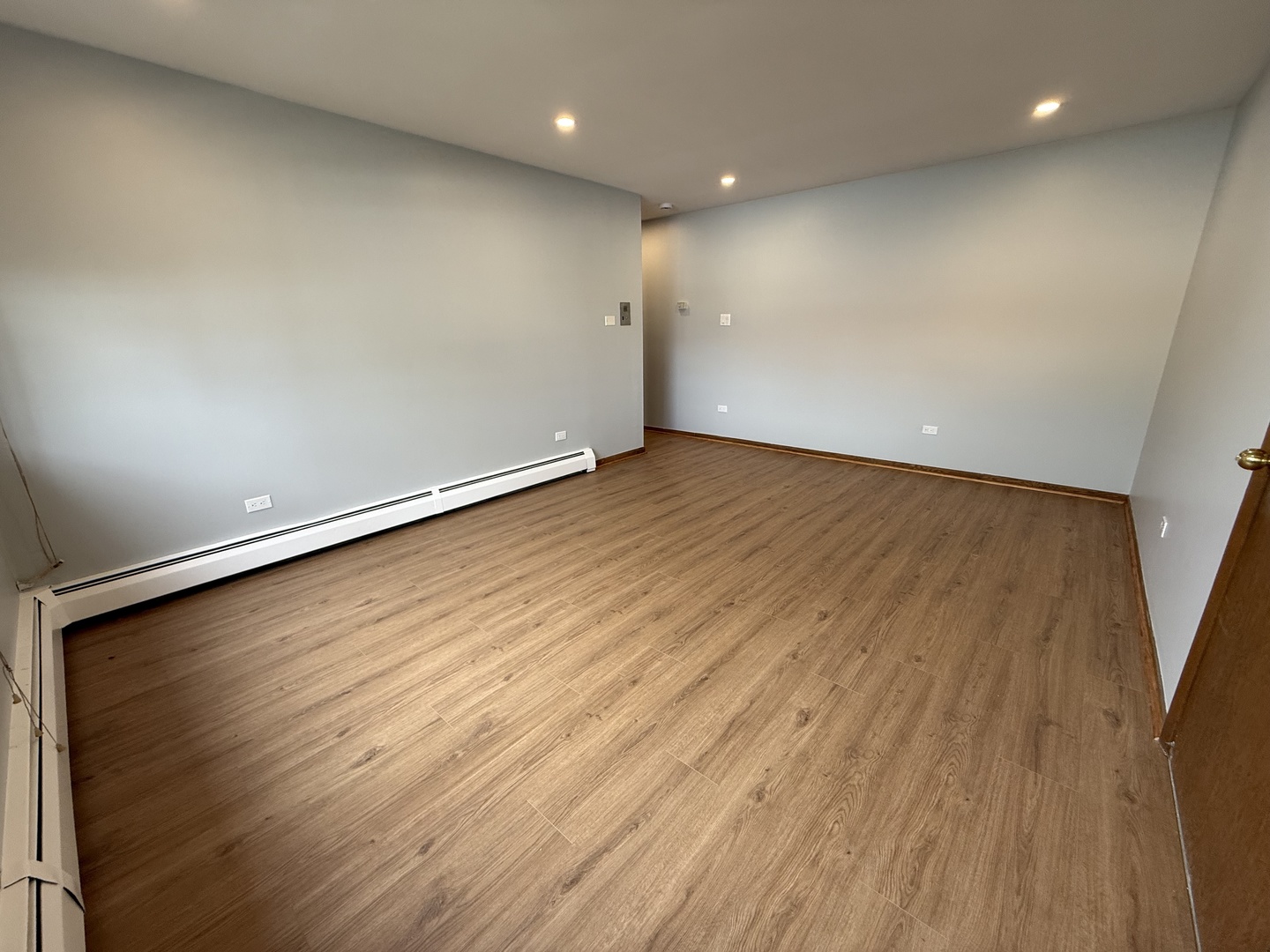 6543 16th Street, Unit 1N Berwyn, IL 60402 - Photo 3 of 11 an empty room with wooden floor and windows