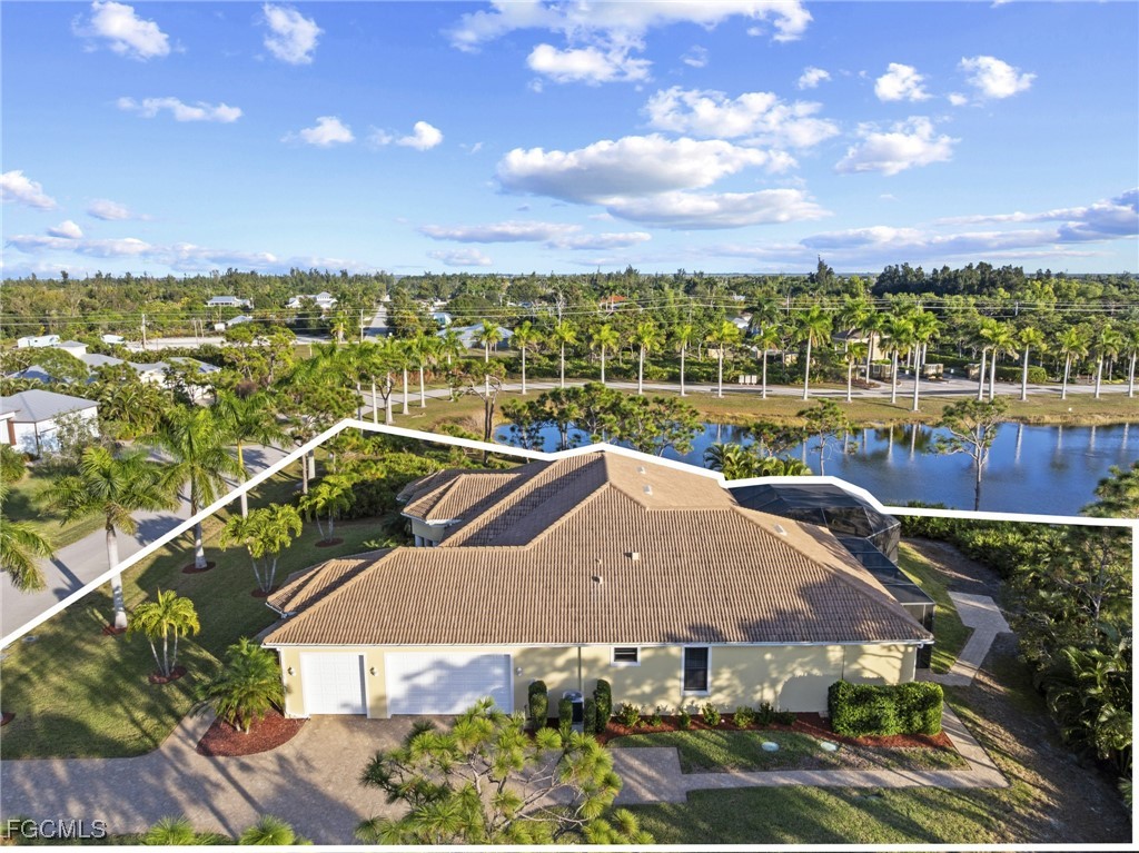 6057 Calusa Rdg Trail Bokeelia, FL 33922 - Photo 41 of 45 an aerial view of a house with outdoor space