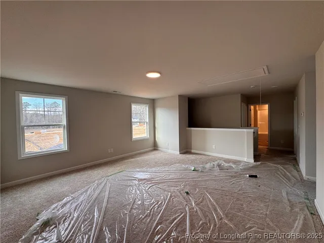 a view of a livingroom with a window
