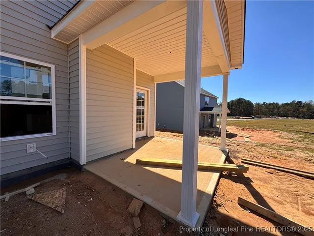a view of outdoor space with seating area