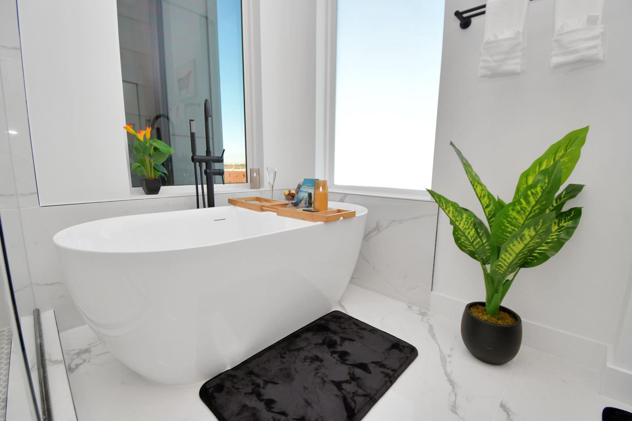 1104 Palmer Street Houston, TX 77003 - Photo 31 of 40 a close view of sink a faucet and a potted plant