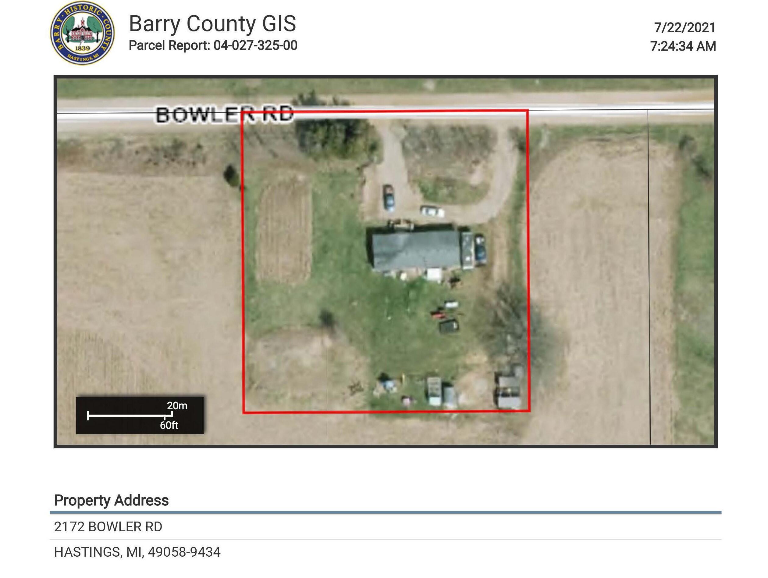 2172 Bowler Road Hastings, MI 49058 - Photo 33 of 35 Aerial
