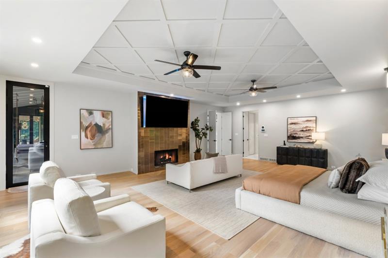 1430 North Harris Ridge Northwest Atlanta, GA 30327 - Photo 21 of 60 a living room with furniture and a flat screen tv