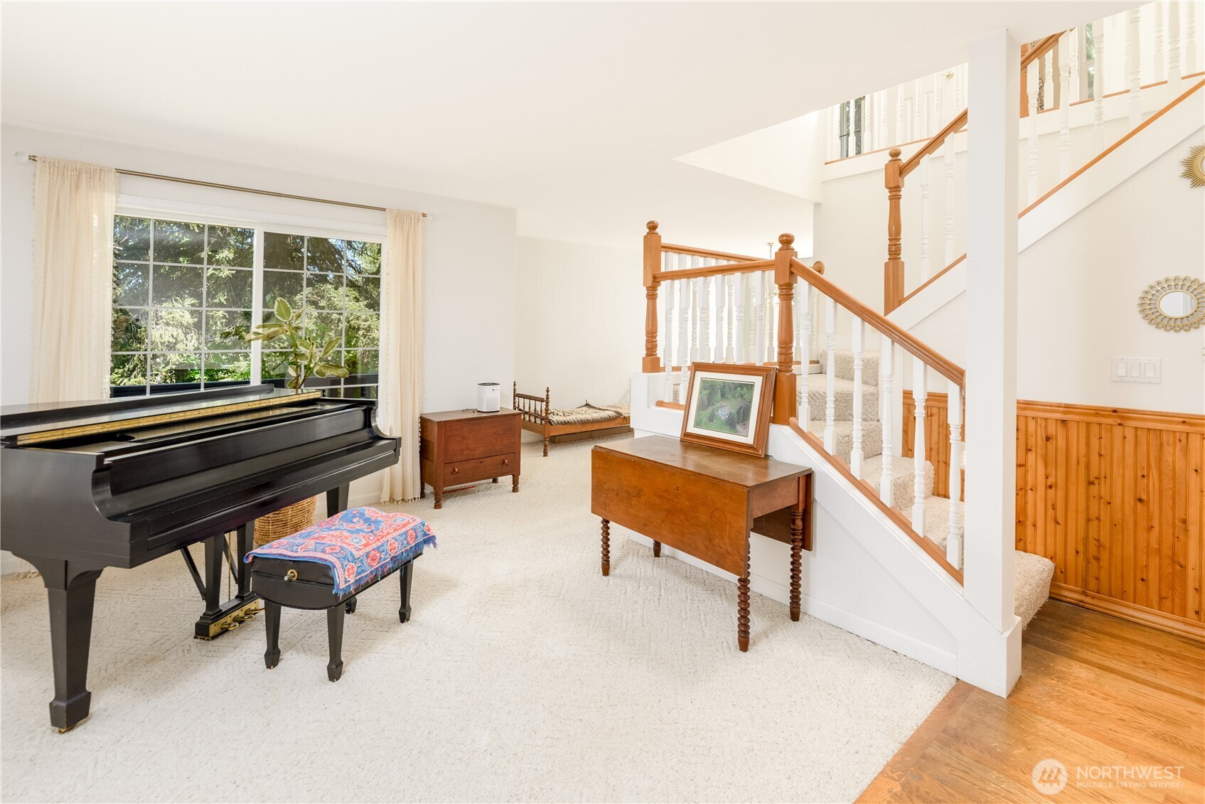301 Mt Pleasant Estates Road Port Angeles, WA 98362 - Photo 4 of 40 a living room with furniture and a piano