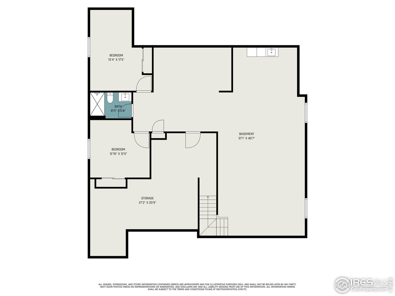 1100 Johnson Street Wiggins, CO 80654 - Photo 34 of 34 a picture of a bathroom with a shower