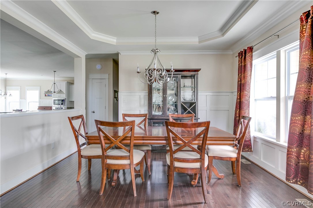 3237 Barkham Drive Midlothian, VA 23112 - Photo 5 of 48 a view of a dining room with furniture window and wooden floor
