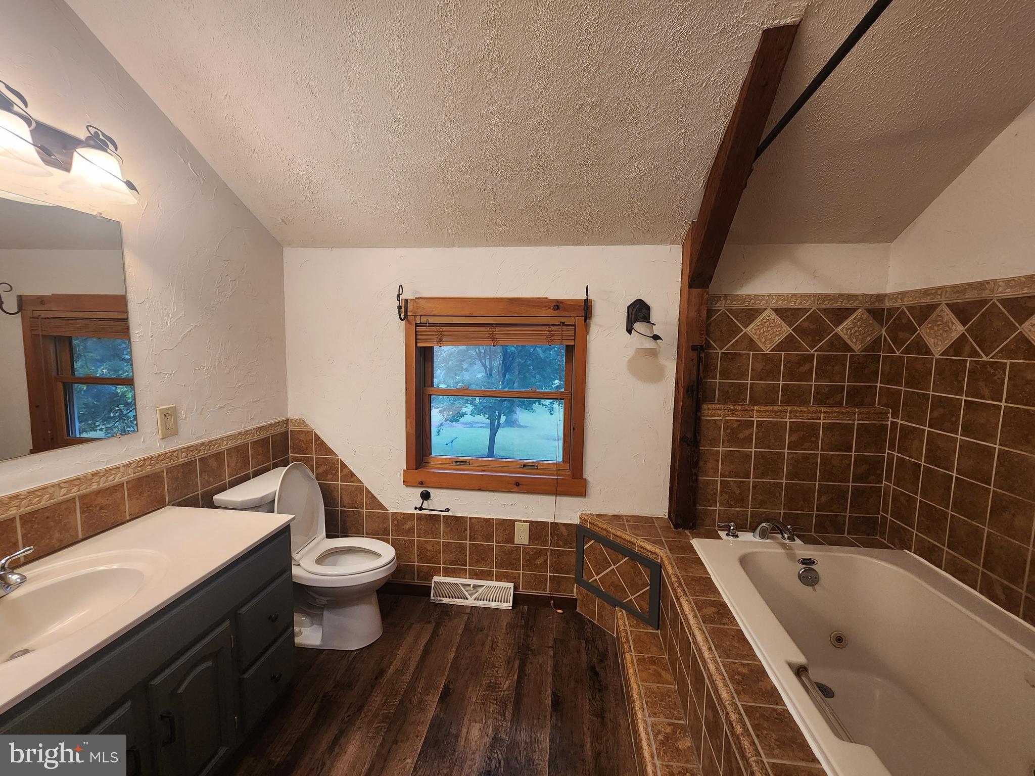 232 Mansion House Road Manheim, PA 17545 - Photo 36 of 107 a bathroom with a granite countertop bathtub sink vanity mirror and toilet