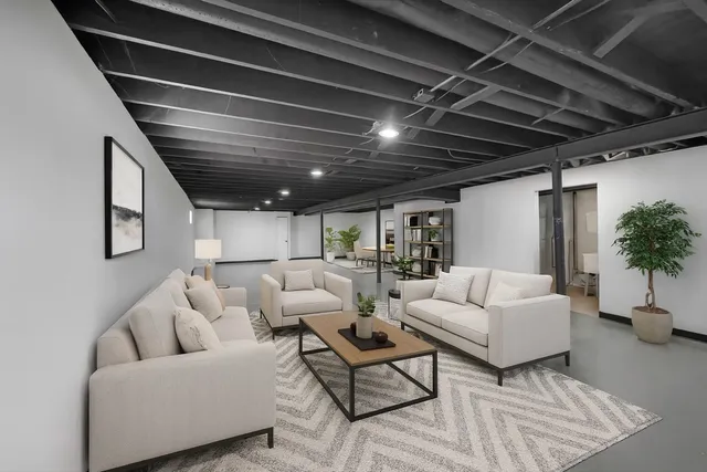 a house view with a outdoor space