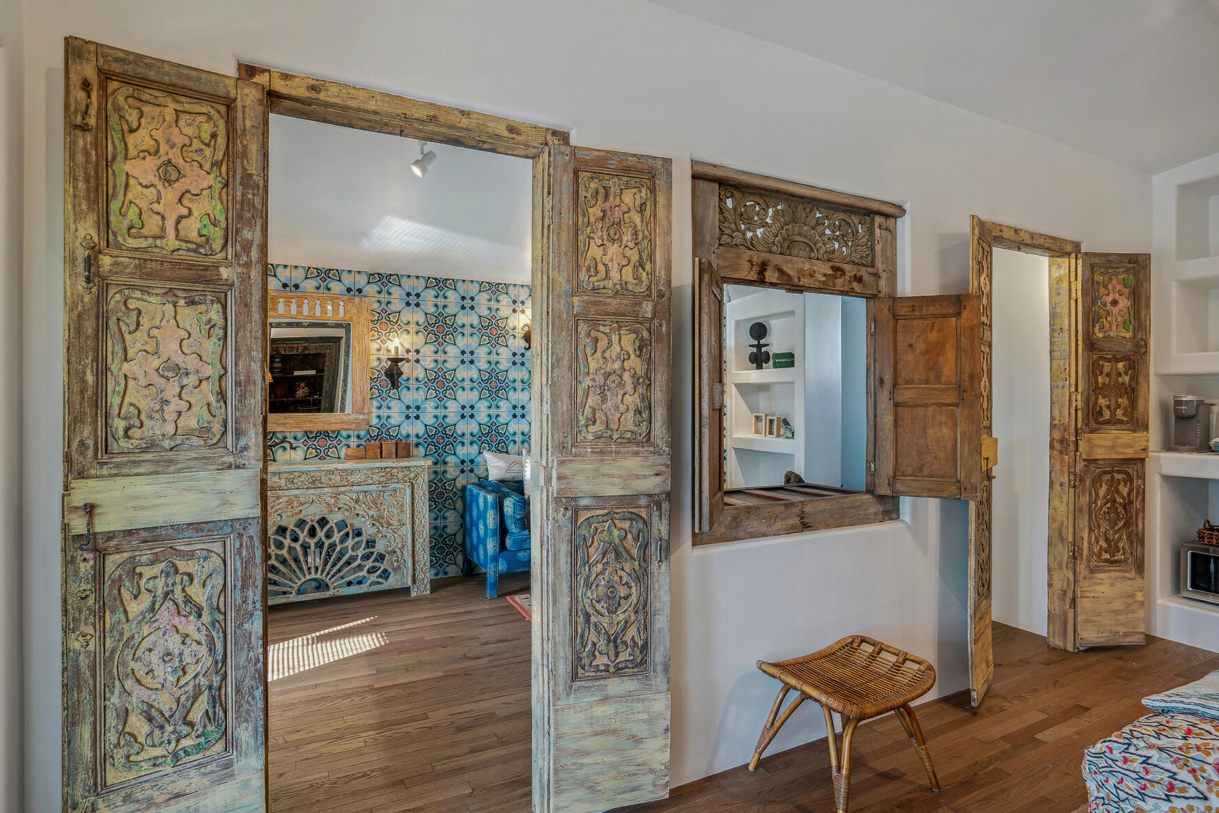 71607 Sahara Road Rancho Mirage, CA 92270 - Photo 54 of 63 a view of a livingroom with furniture and a fireplace