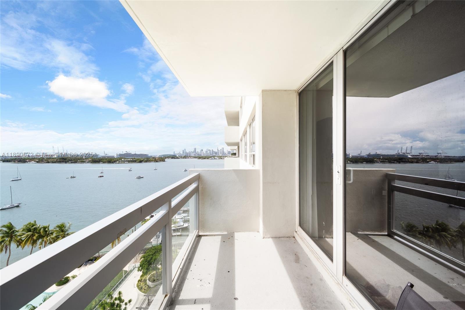 1500 Bay Road, Unit 1228S Miami Beach, FL 33139 - Photo 4 of 35 a view of balcony with furniture