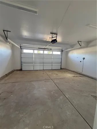 a view of a garage