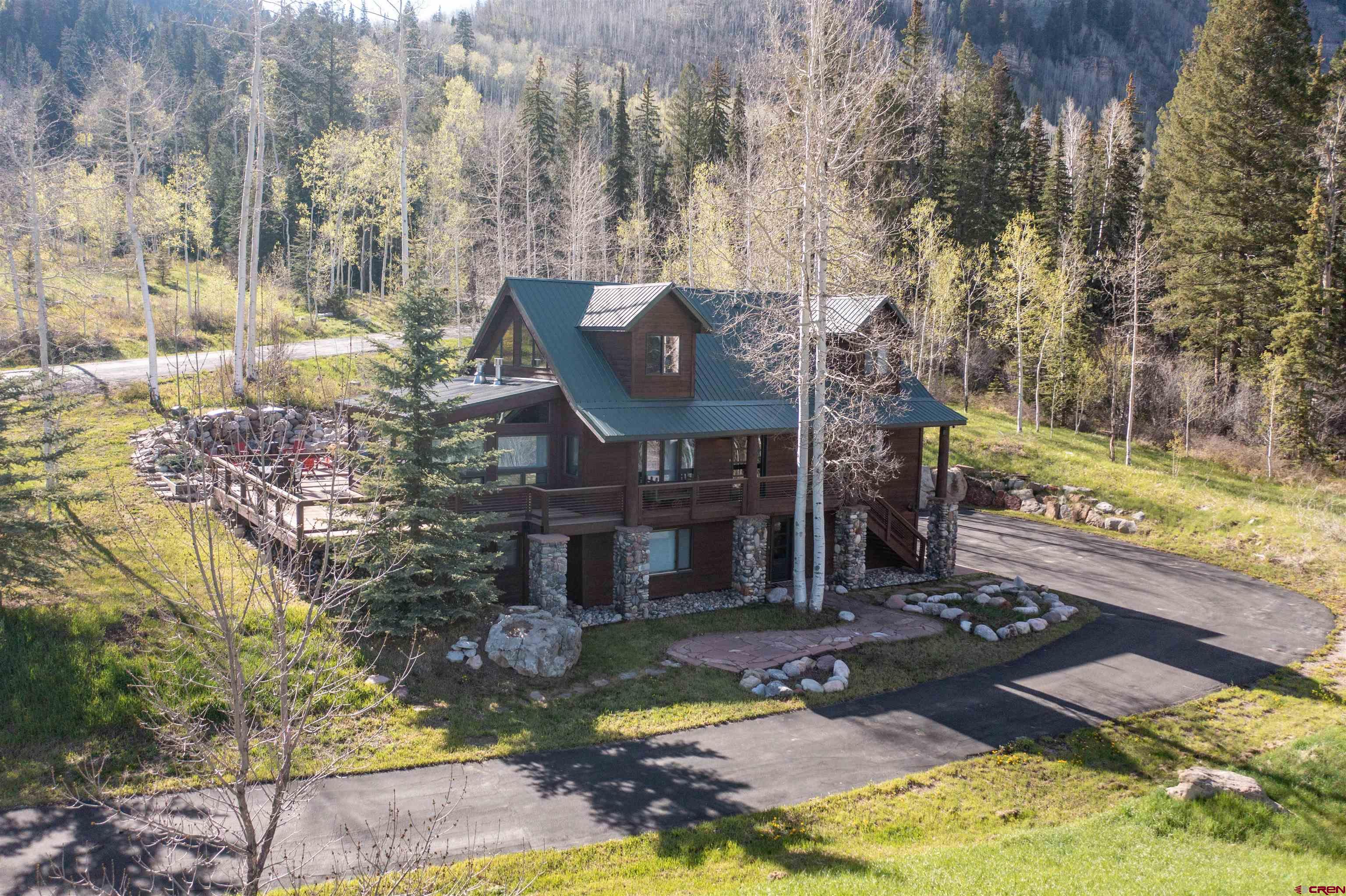 154 Falcon Ridge Road Durango, CO 81301 - Photo 39 of 42 a view of a house with yard and sitting area