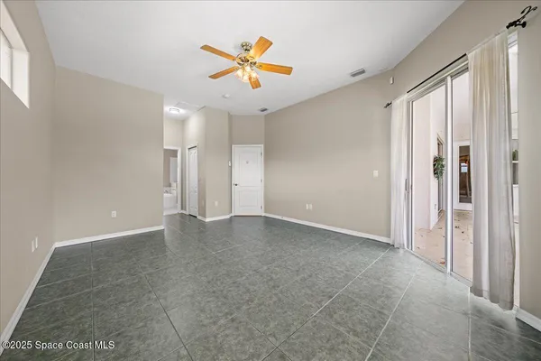 a view of an empty room
