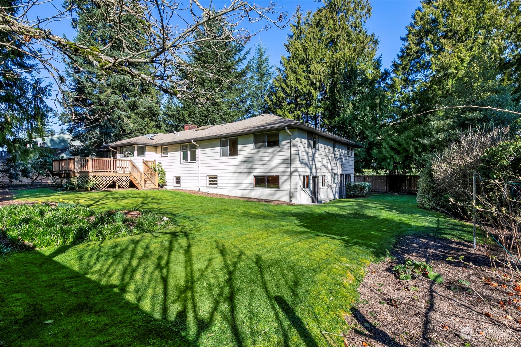 3203 Northeast 88th Street Seattle, WA 98115 - Photo 24 of 28 a view of a house with backyard and garden