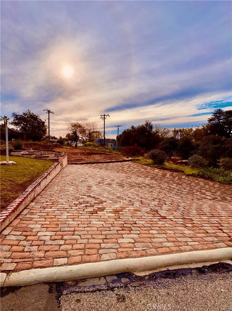 a view of swimming pool with outdoor seating