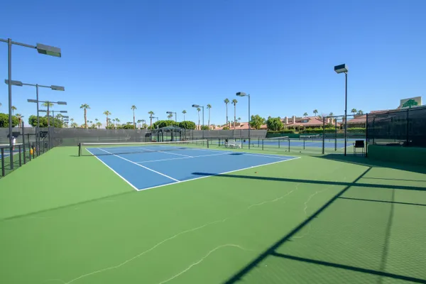 a view of a tennis court