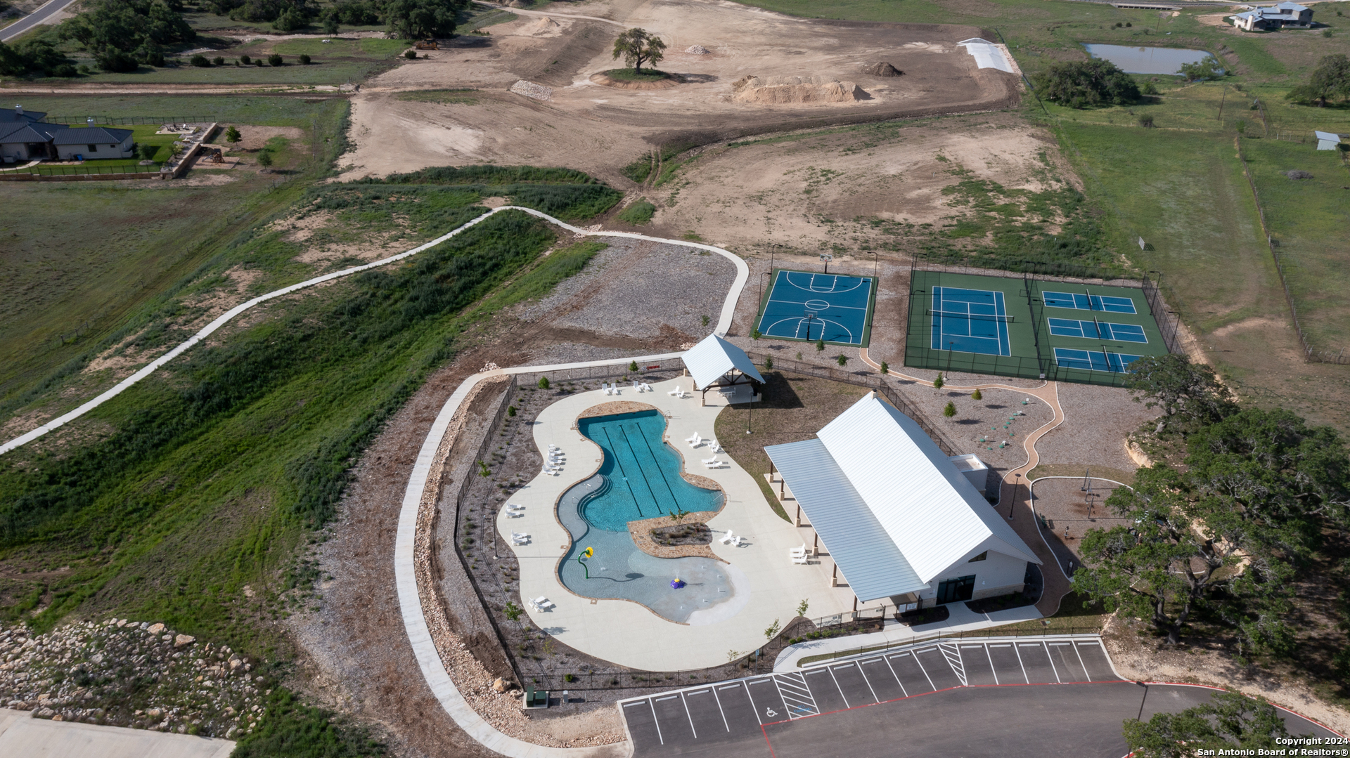 739 Maximino Ridge Road Bulverde, TX 78163 - Photo 15 of 36 an aerial view of a house with outdoor space