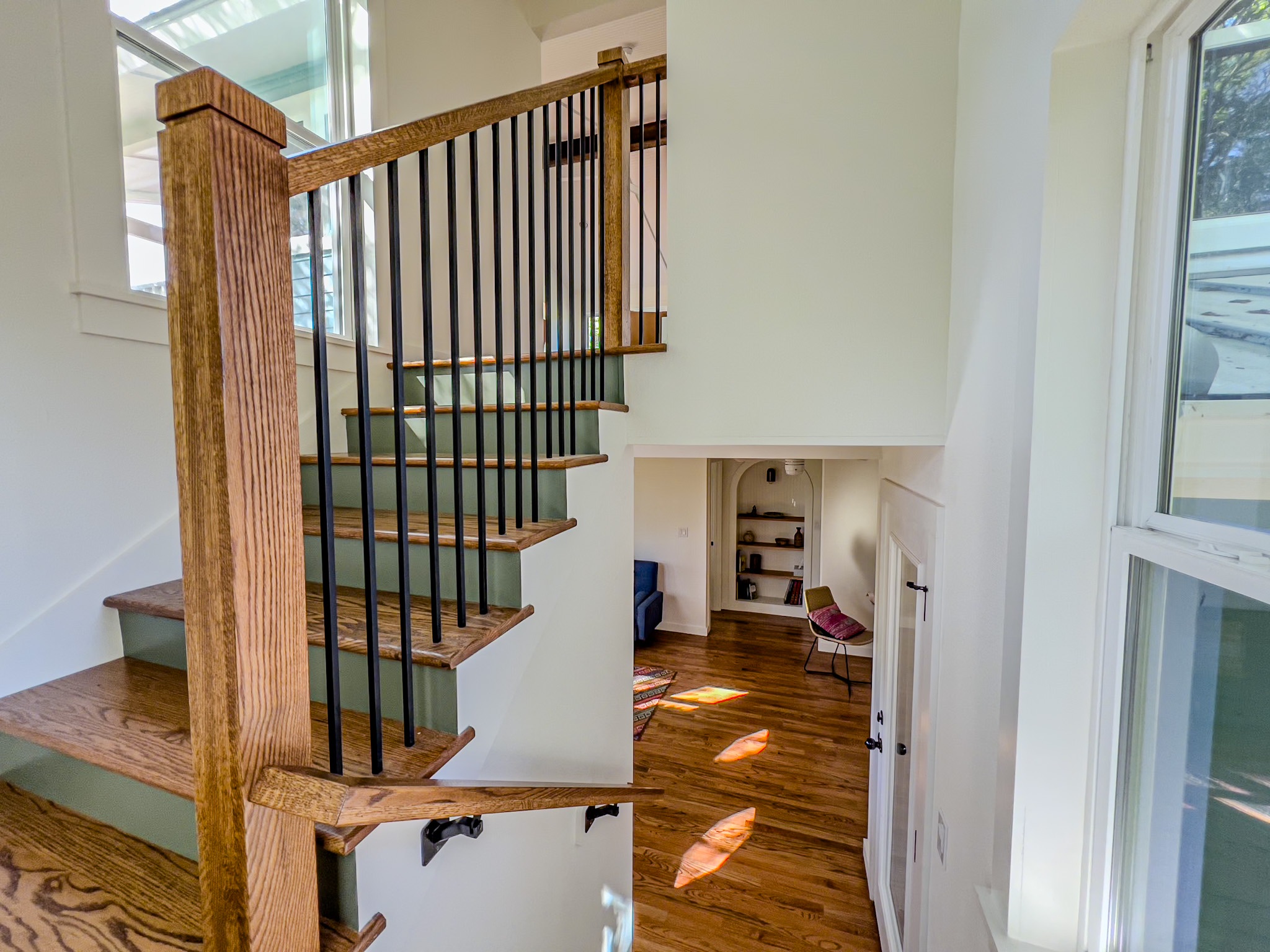 550 Cliffside Road Wimberley, TX 78676 - Photo 14 of 35 a view of entryway and hall with wooden floor