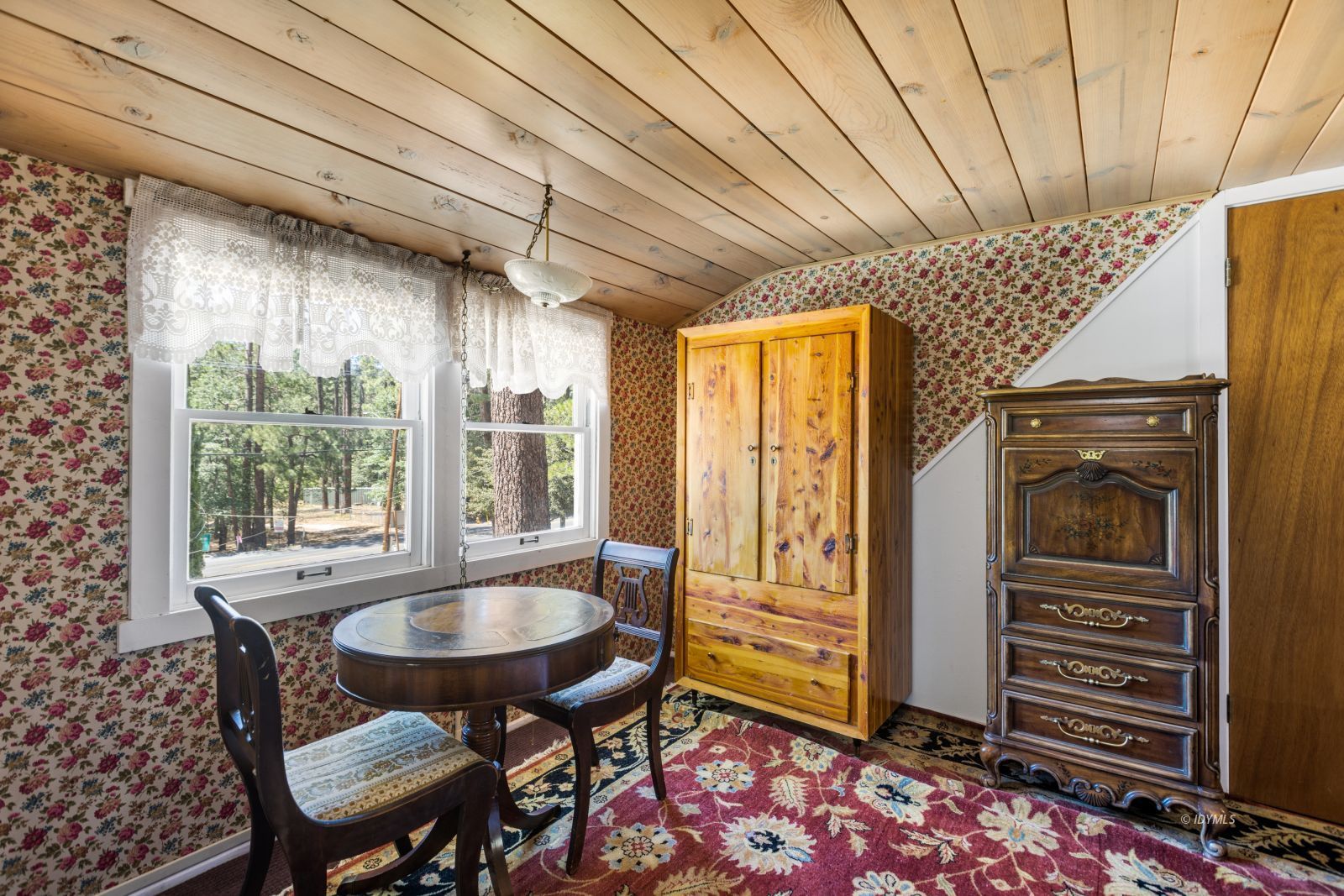 26770 Idyllwild Road Idyllwild, CA 92549 - Photo 29 of 56 a view of a dining room with furniture window and outside view