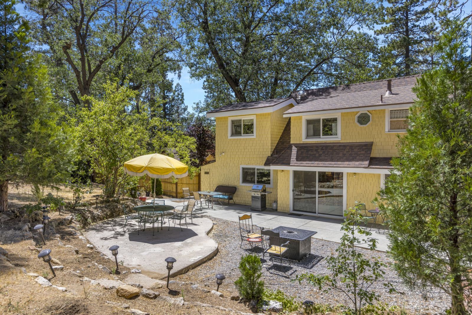 26770 Idyllwild Road Idyllwild, CA 92549 - Photo 51 of 56 a house view with a sitting space and garden