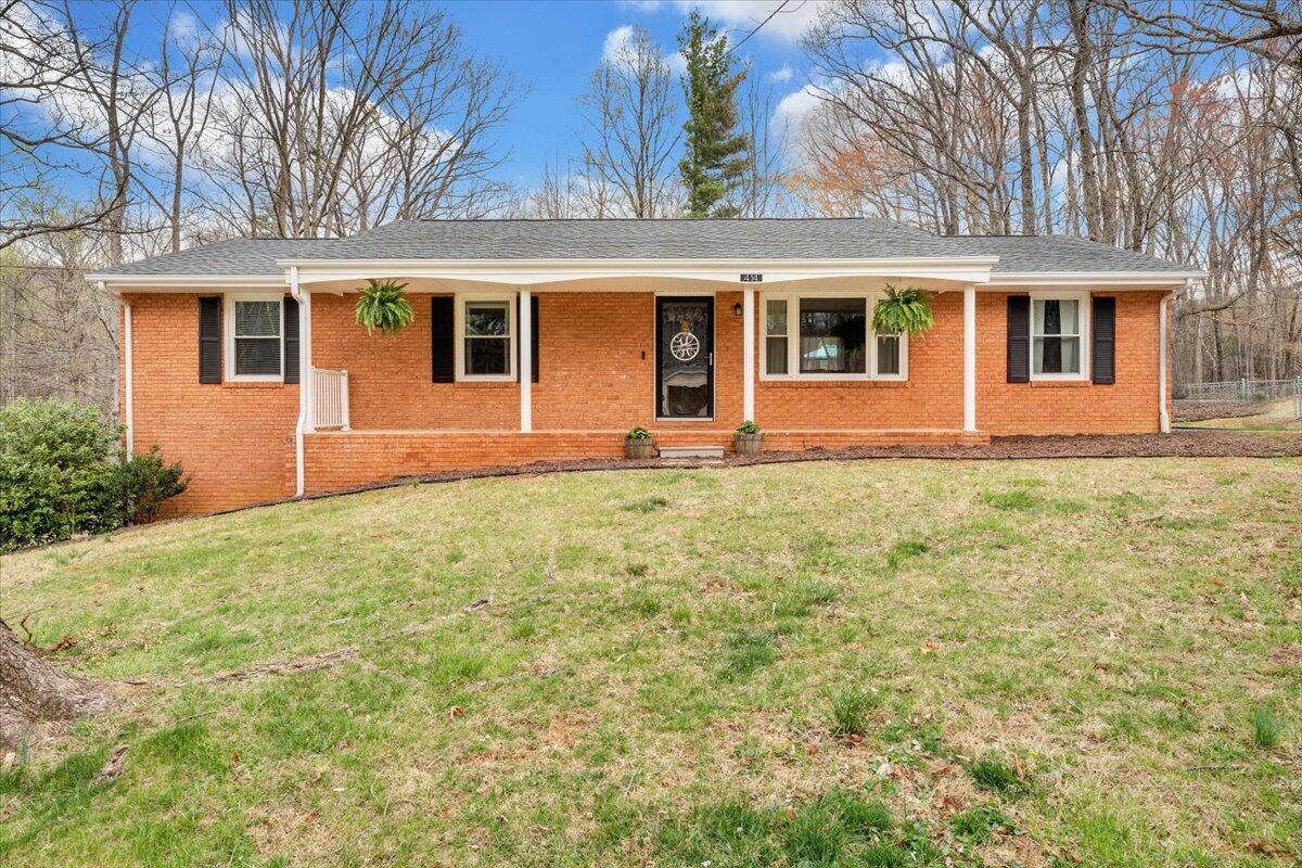 414 Pin Oak Drive Blue Ridge, VA 24064 - Photo 1 of 45 front view of a house with a yard