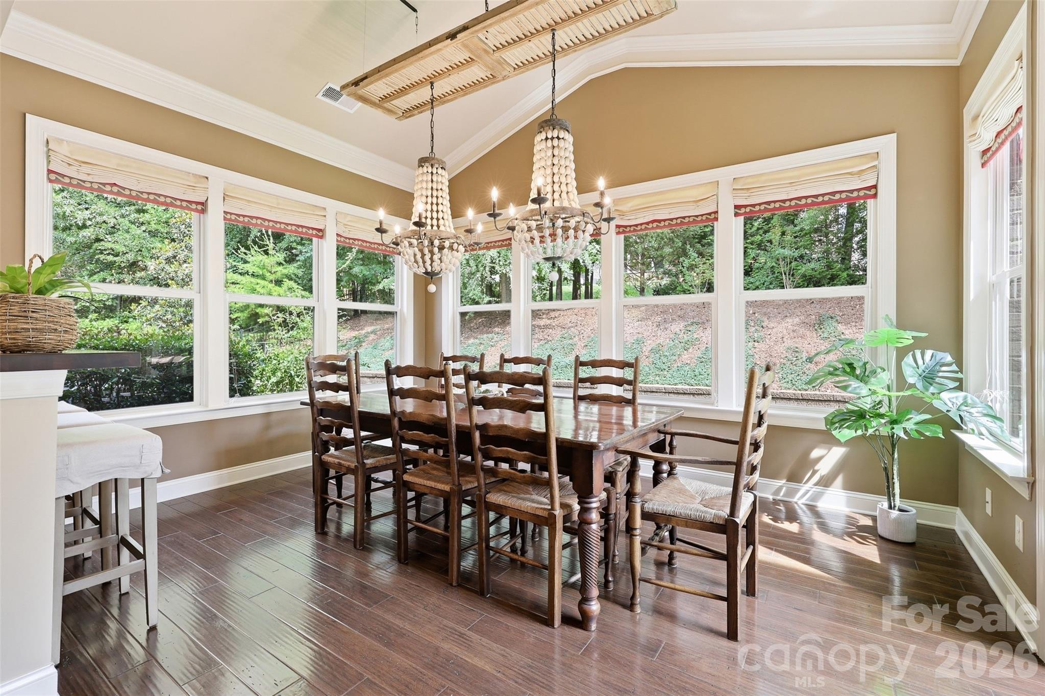 8094 Clems Branch Road Indian Land, SC 29707 - Photo 15 of 38 a view of a dining room with furniture window and outside view