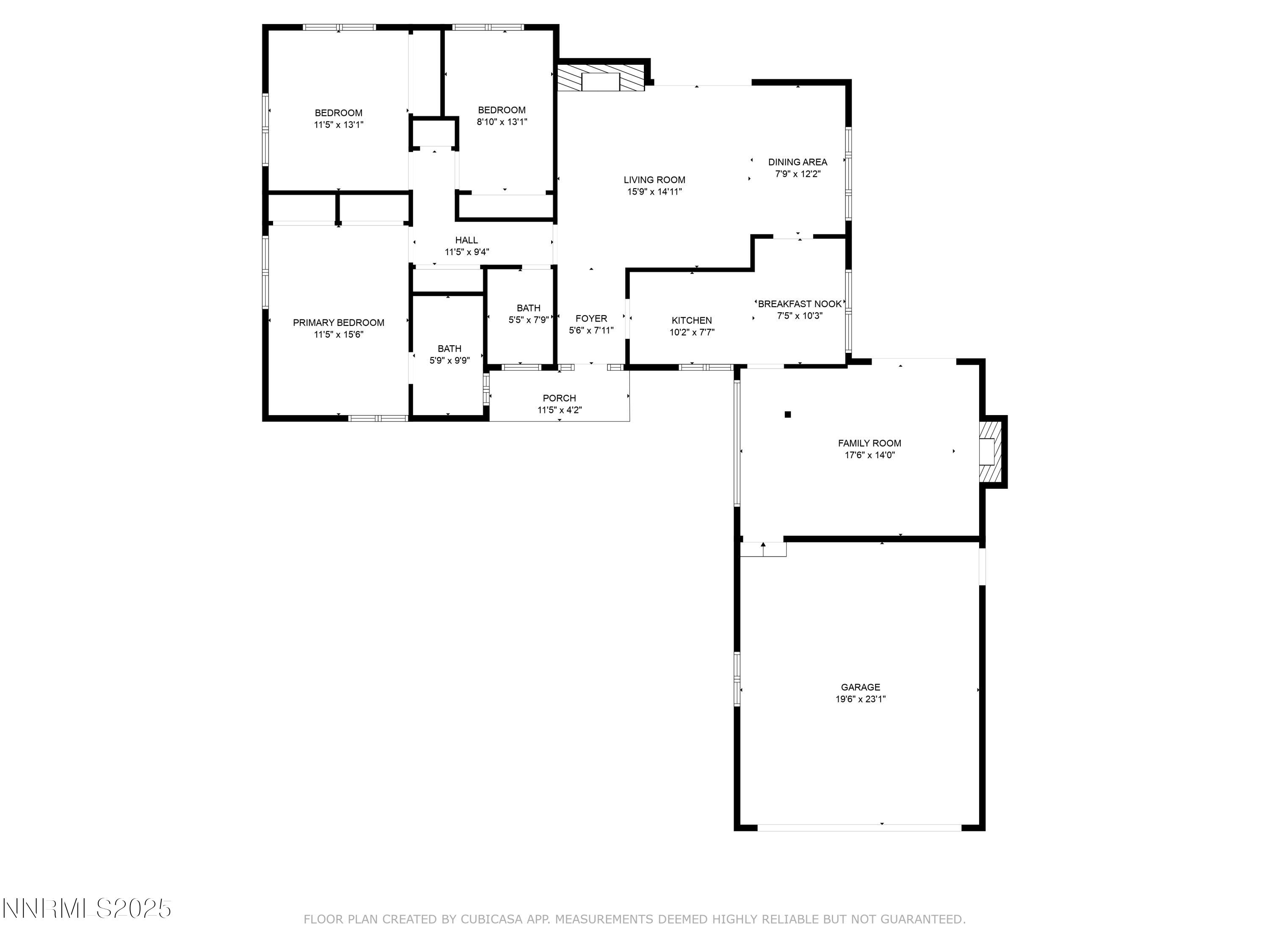 1970 Royal Drive Reno, NV 89503 - Photo 45 of 45 2D Floor Plan for 1970 Royal Drive