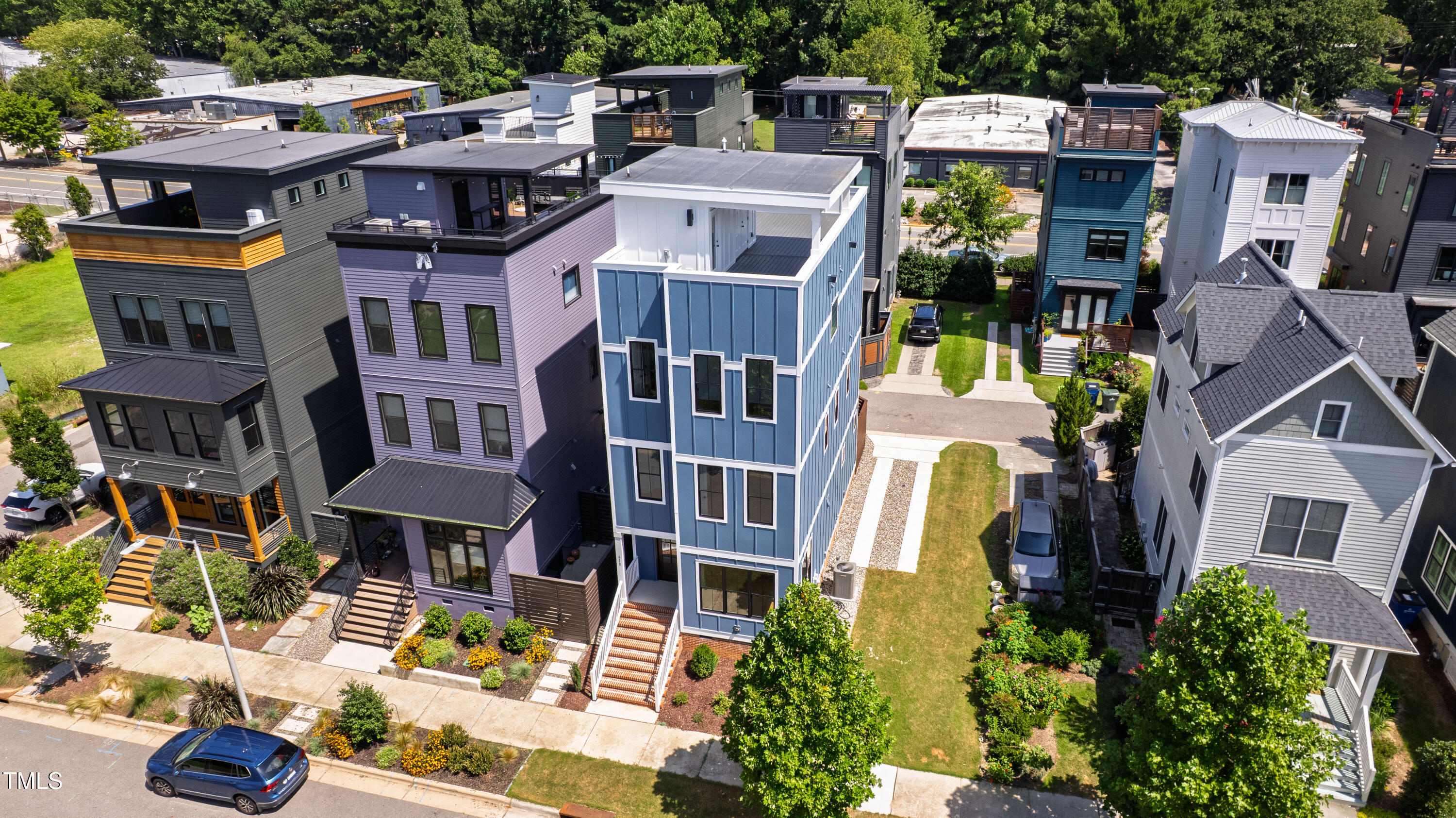 618 Velma Hopkins Lane Raleigh, NC 27603 - Photo 17 of 63 an aerial view of residential houses with outdoor space