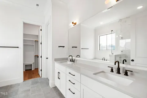 a view of a porch in the house