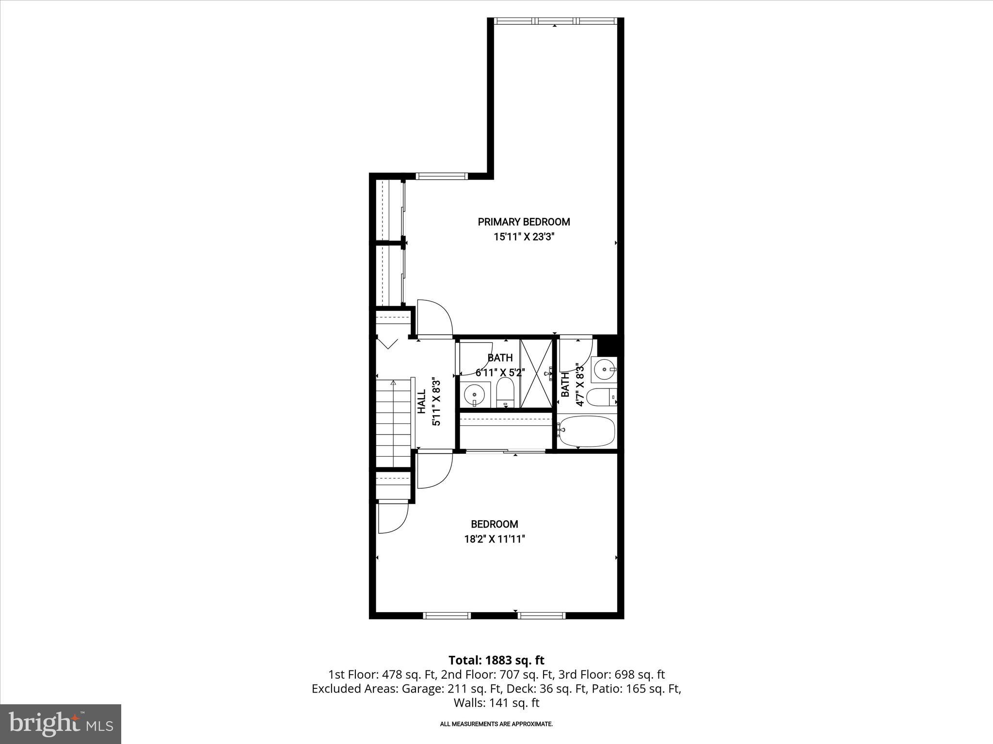 7105 Natures Road Columbia, MD 21046 - Photo 67 of 69 Upper Level Floor Plan