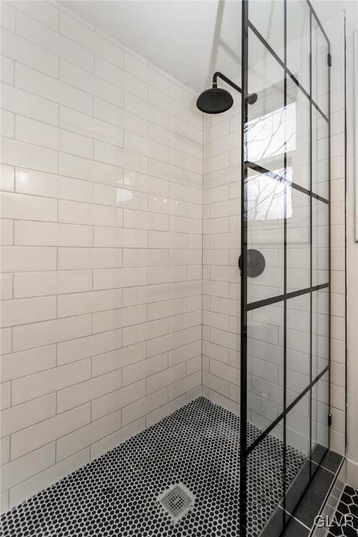 5967 Decker Road Bushkill, PA 18324 - Photo 37 of 47 a bathroom with a shower