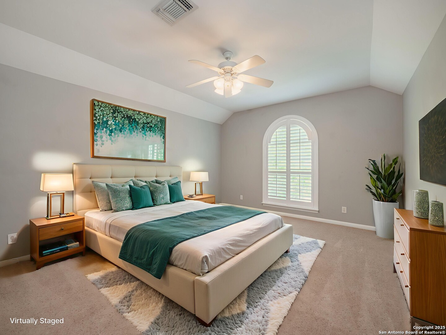 429 Fossil Hills Loop Spring Branch, TX 78070 - Photo 31 of 64 a bedroom with a large bed and a window