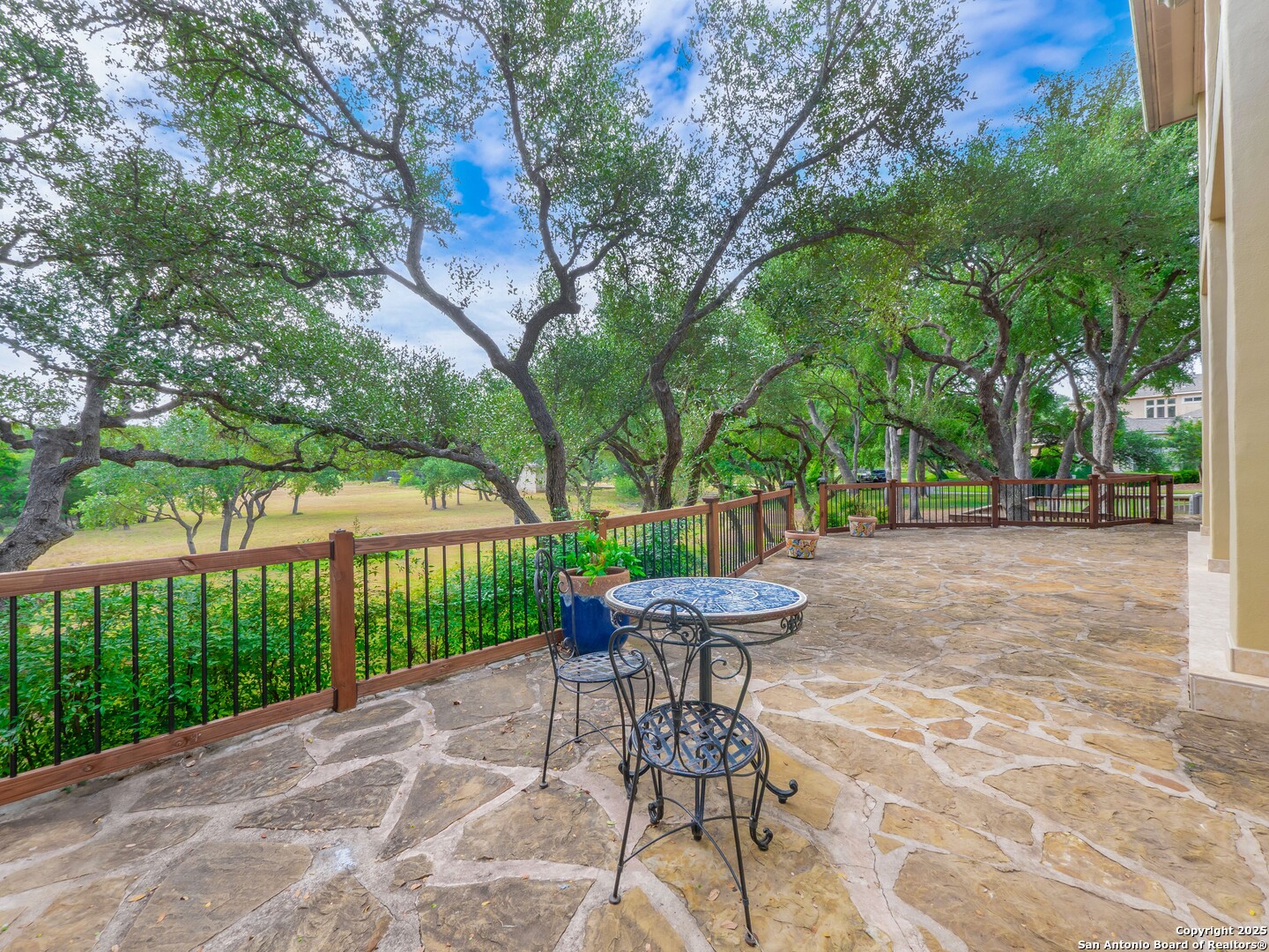 429 Fossil Hills Loop Spring Branch, TX 78070 - Photo 45 of 64 a garden view with a seating space