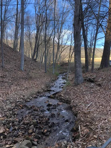 a view of lake with mountain