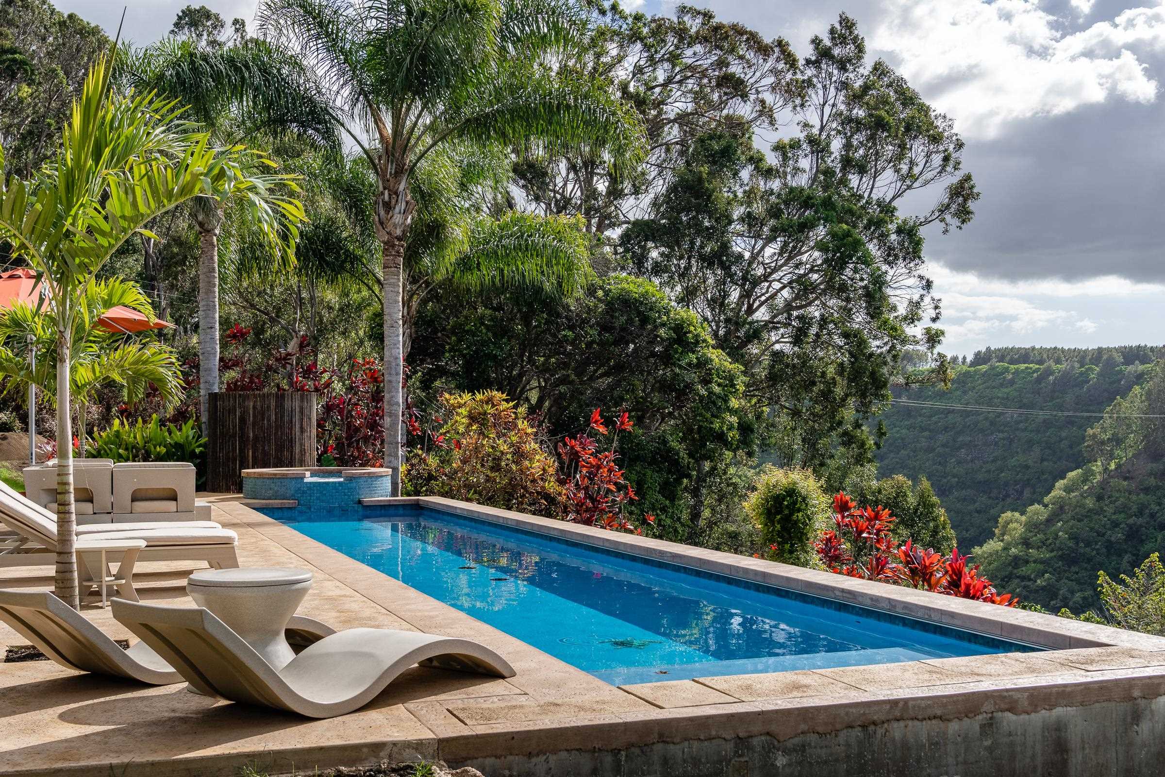207 Uakoko Place Haiku, HI 96708 - Photo 27 of 30 swimming pool view with a seating space