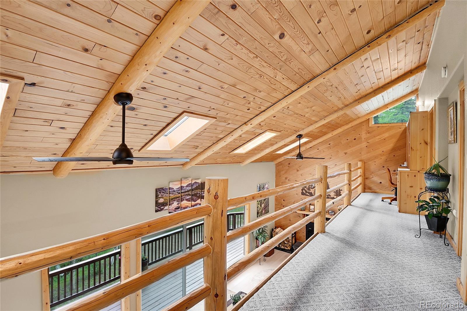 11182 Barney Gulch Road Conifer, CO 80433 - Photo 22 of 50 a view of a balcony