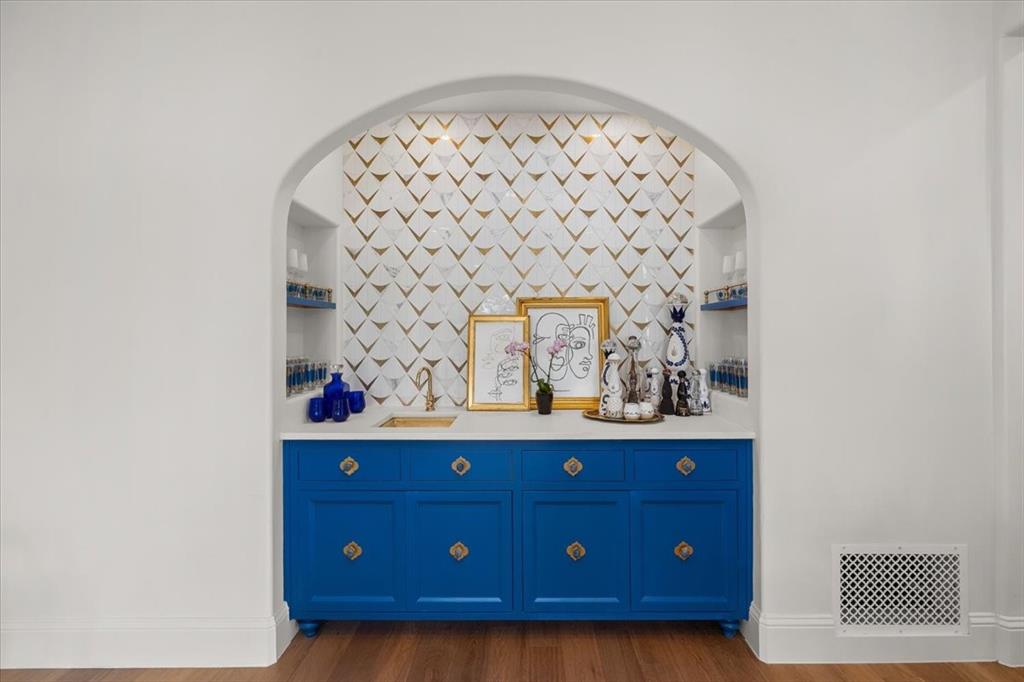 9308 Lechner Road Fort Worth, TX 76179 - Photo 12 of 40 a view of wooden floor and a shelf