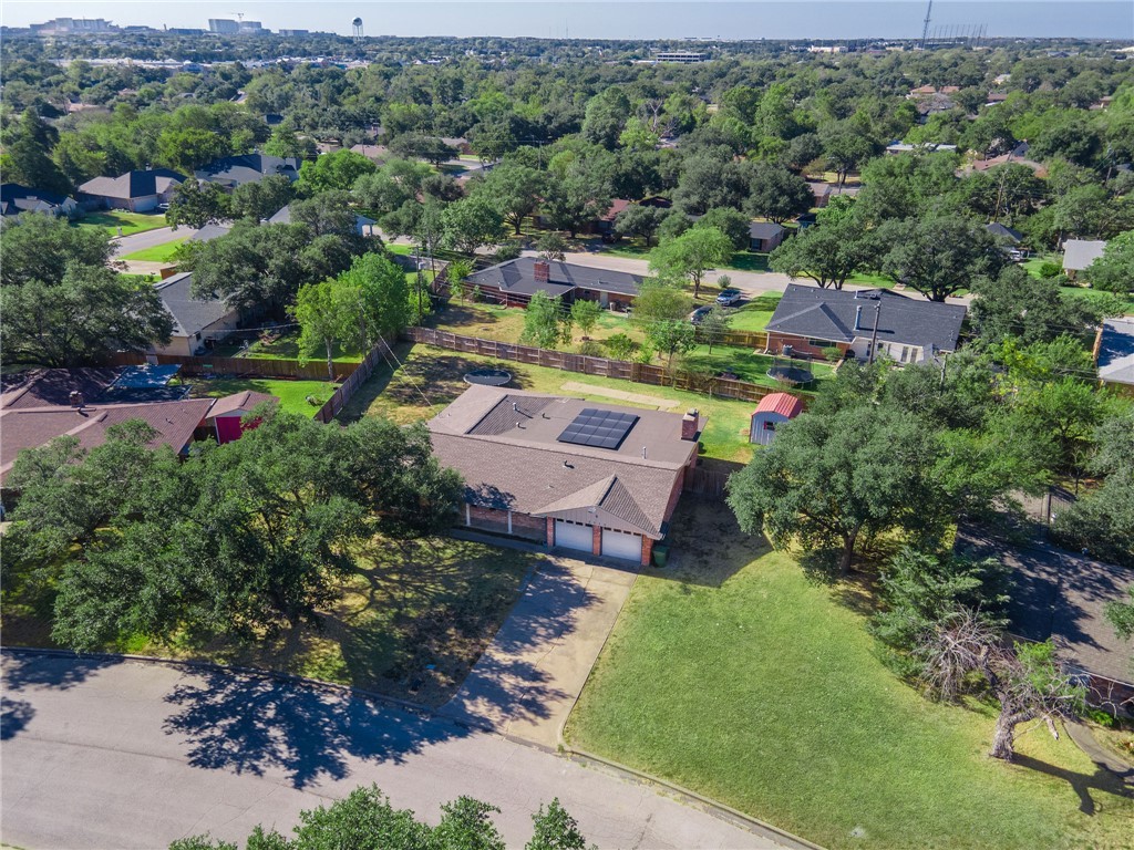 2316 Kent Street Bryan, TX 77802 - Photo 2 of 31 an aerial view of a house with a garden