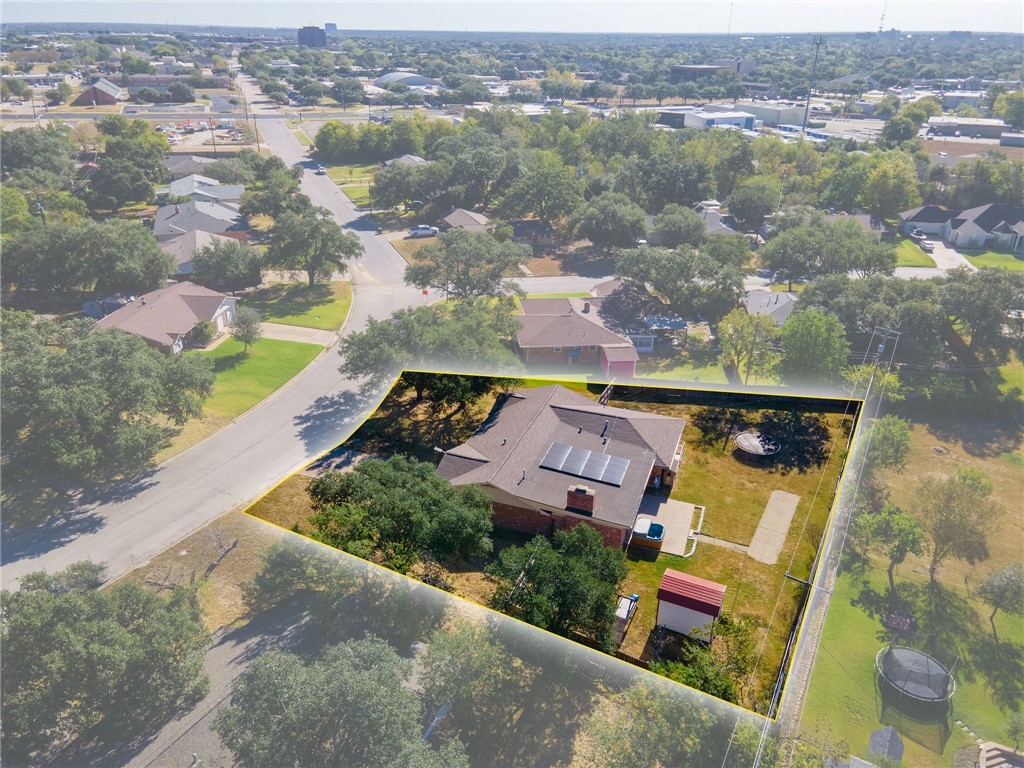 2316 Kent Street Bryan, TX 77802 - Photo 31 of 31 an aerial view of a house with a lake view
