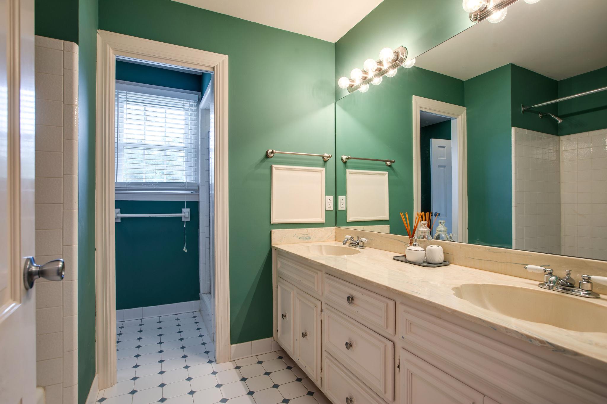 6737 Holt Road Nashville, TN 37211 - Photo 20 of 28 Upstairs Bath with double vanity
