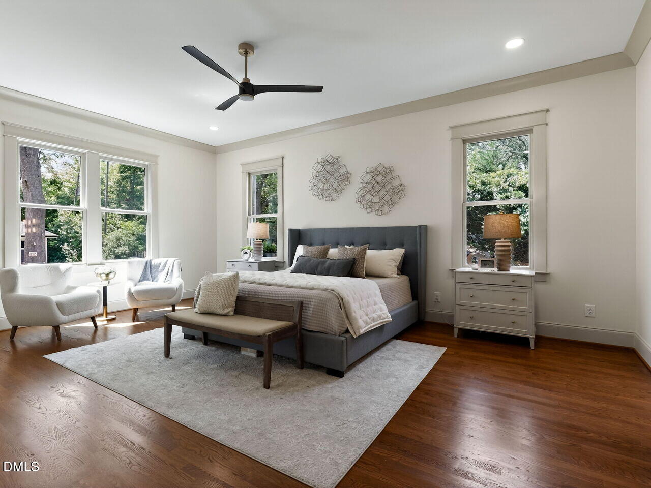 504 Tilden Street Raleigh, NC 27605 - Photo 29 of 58 a living room with furniture and a large window